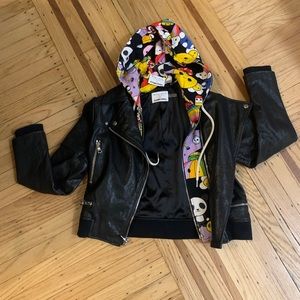 Alice + Olivia Leather Jacket small